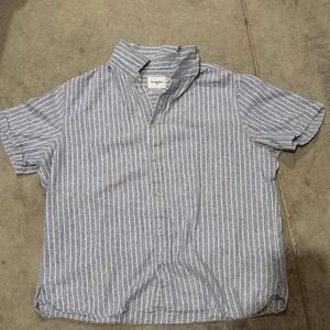 Goodfellow & CO Navy/White Button Up Shirt